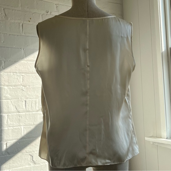 Talbots 100% Silk Layered Sleeveless Top - Picture 2 of 7